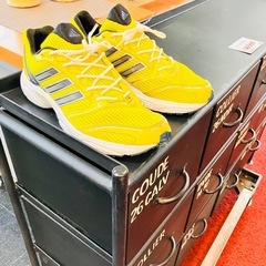 adidas アディダス　ランニングシューズ　イエロー　メンズ　26.5cmの画像