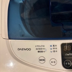 【引取先確定済み】11/27まで！6kg洗濯機譲りますの画像