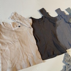 90cm 長袖肌着 10着の画像