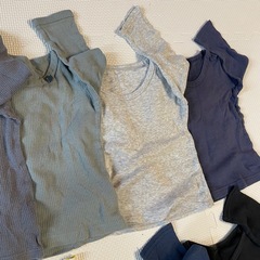 90cm 長袖肌着 10着の画像