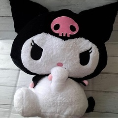 サンリオ　ぬいぐるみ　クロミ　超BIG　横向き　振りむきクロミの画像