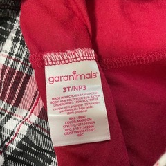 【100】海外子ども服 スカート チェックの画像