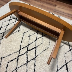 カリモクkarimoku センターテーブル　TA3610 MS ナッツシェル円形の画像