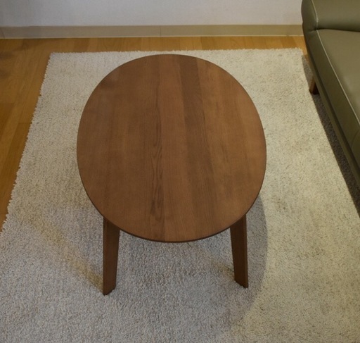 カリモクkarimoku センターテーブル TA3610 MS ナッツシェル円形