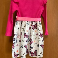 size110 長袖ワンピースの画像