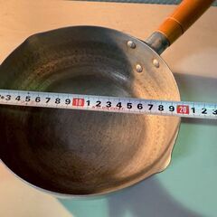 【お引取 限定】雪平鍋　片手鍋　直径20センチ　＊029-Gの画像