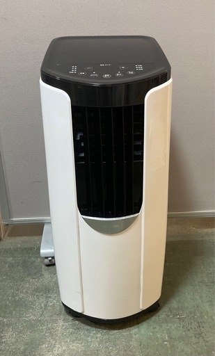 中古　IRIS OHYAMA　アイリスオーヤマ　ポータブルクーラー　IPP-2221G　リモコン・窓パネルの組み立てと取り付けの詳細付き　冷風　送風　除湿