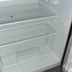 （★1台限り★ジモティー特典あり★1人暮らしや2台目として）マックスゼン　2ドア冷蔵庫８７L　２０２１年製　JRR087ML01GM　47cm幅　黒　高く買取るゾウ八幡東店の画像