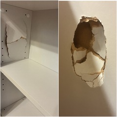 ★DIY等にも‼️木製棚 木枠 棚 木板 ホワイト コロ付き棚 木製セットの画像