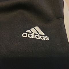 adidas アディダス ブラック ロング パンツ 150 ジャージ ズボンの画像