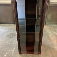 【あげます】ガラス扉の棚の画像