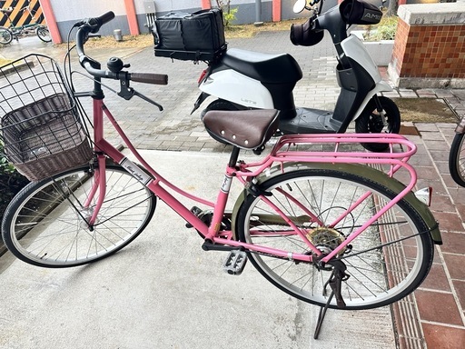 26インチ、6速自転車、状態良好