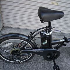 ❮ジャンク品❯PELTECH(ペルテック)TDN-208L 20吋折り畳み電動アシスト自転車(ホワイト/ブラック)の画像