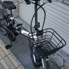 ❮ジャンク品❯PELTECH(ペルテック)TDN-208L 20吋折り畳み電動アシスト自転車(ホワイト/ブラック)の画像