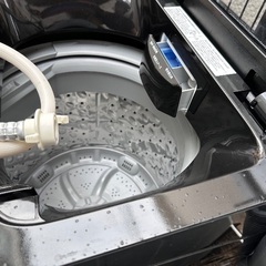 🟧洗濯機番号88 NITORI ニトリ 2023年製【高年式 6kg 黒】大阪府内全域配達無料 設置動作確認込み 保管場所での引取は値引きしますの画像