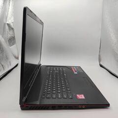 大画面17インチ GTX1060 フルHD 美品★ 17.3 MSI ゲーミング ノートPC GP73 leopard 8RE Core i7-8750H windows11 pro 16GB SSD256GB  カメラあり オフィス (C319)の画像