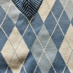  アーガイル柄　ベスト　150の画像