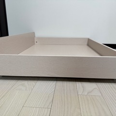 ニトリ　ベッド用別売り引出し 収納　木製 ①の画像