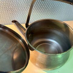【お引取 限定】ステンレス製やかん　ケトル　調理器具　＊030Gの画像