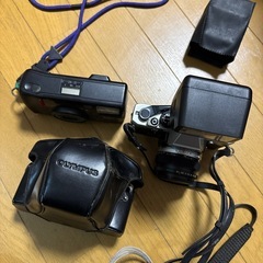 古いカメラ OLYMPUS Nikonの画像