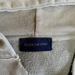 カジュアルパーカー メンズ グリーン サイズLの画像