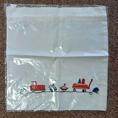 可愛い刺繍の巾着（未使用品）の画像