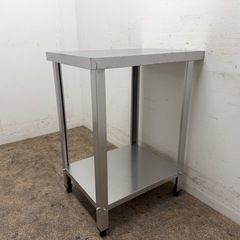 ステンレス　業務用　作業台　厨房　飲食店　W４６０ｘD６００ｘＨ８００ｍｍの画像