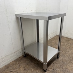 ステンレス　業務用　作業台　厨房　飲食店　W４６０ｘD６００ｘＨ８００ｍｍの画像