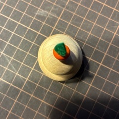 正月飾り　餅　木製の画像