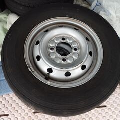 配達可能 軽貨物　12インチ　タイヤ付きホイール　4本セットの画像
