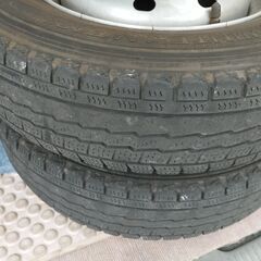 配達可能 軽貨物　12インチ　タイヤ付きホイール　4本セットの画像