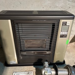 SUNPOT サンポット◆FF式石油暖房機/FFR-703RX Q◆ゼータスイング/～29畳/FFストーブ/2018年製/排気筒付の画像