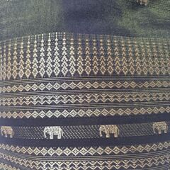 像柄　帯　アジアン　トートバック　手さげの画像