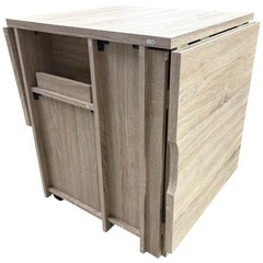 NO.2638 LOWYA ロウヤ ミシン台 作業台 オーク
 伸縮タイプ 机 家具 中古の画像