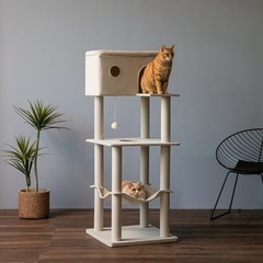 MWPO（モロ）キャットタワー 高さ144cmの画像