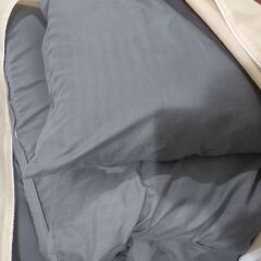 布団セット・グレー・２ヶ月使用の画像