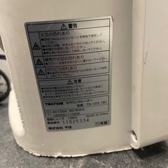 【中古】セラミックヒーター　テクノス　暖房器具【E1125IK】の画像