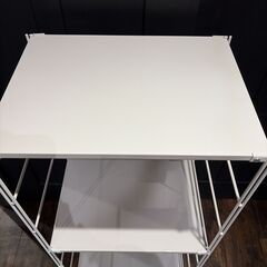 新品 無印良品 スチールユニットシェルフ ホワイトの画像