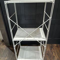 新品 無印良品 スチールユニットシェルフ ホワイトの画像