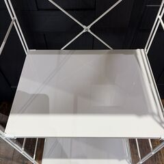 新品 無印良品 スチールユニットシェルフ ホワイトの画像