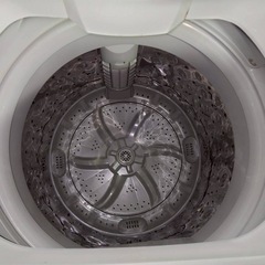 【良品】ニトリ 6kg 洗濯機 風乾燥 2020年製 引取りのみの画像