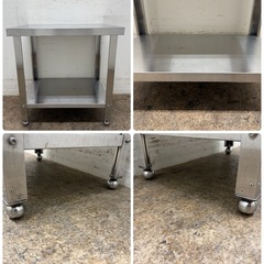 ステンレス　業務用　作業台　厨房　飲食店　W６００ｘＤ４５０ｘH６５０ｍｍの画像