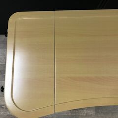 マキライテック ベッドテーブル MBT-1000 介護テーブル ナチュラル 25k菊DOの画像