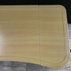 マキライテック ベッドテーブル MBT-1000 介護テーブル ナチュラル 25k菊DOの画像