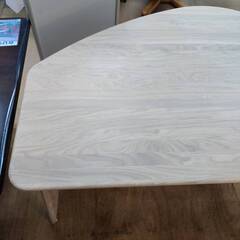 【愛品倶楽部柏店】シギヤマ家具工業 変型ダイニングテーブル CWT-004-Lの画像