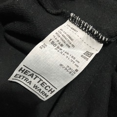 UNIQLO ヒートテック　黒　150の画像