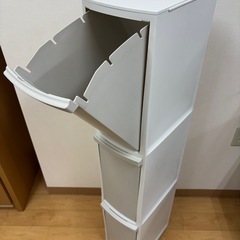 3段収納　高さ117cm 美品の画像