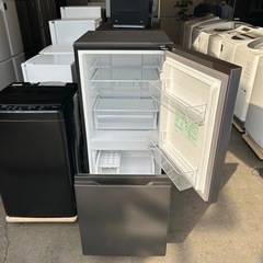 設置まで👏一人暮らし家電セット✨シンプルブラック◼️2点セット👀🖤の画像