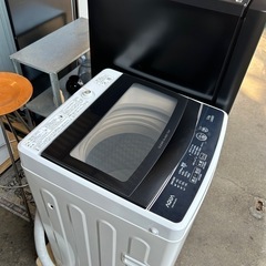 設置まで👏一人暮らし方セット✨スタイリッシュガラス２点セット👀🤎の画像