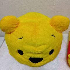 くまのプーさん　フェイスクッション＆ダイカットミニクッションの画像